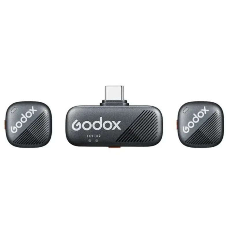 میکروفن یقه‌ای بی‌سیم گودکس مدل Cube-Sبا درگاه اتصال USB-C