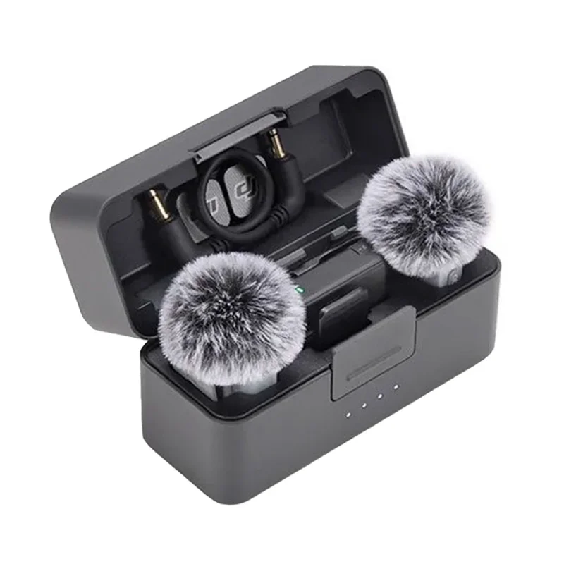 ست میکروفن بی سیم دی جی آی مدل Mic Mini 2 دوکاربره با درگاه اتصال Type-c