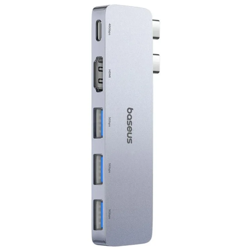 هاب 5 پورت USB-C بیسوس مدل  BS-OH180  Direct Link Type