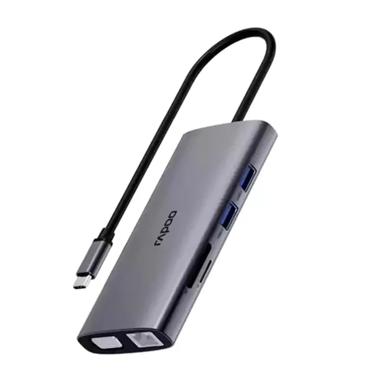 هاب 10 پورت Type-C رپو مدل XD101