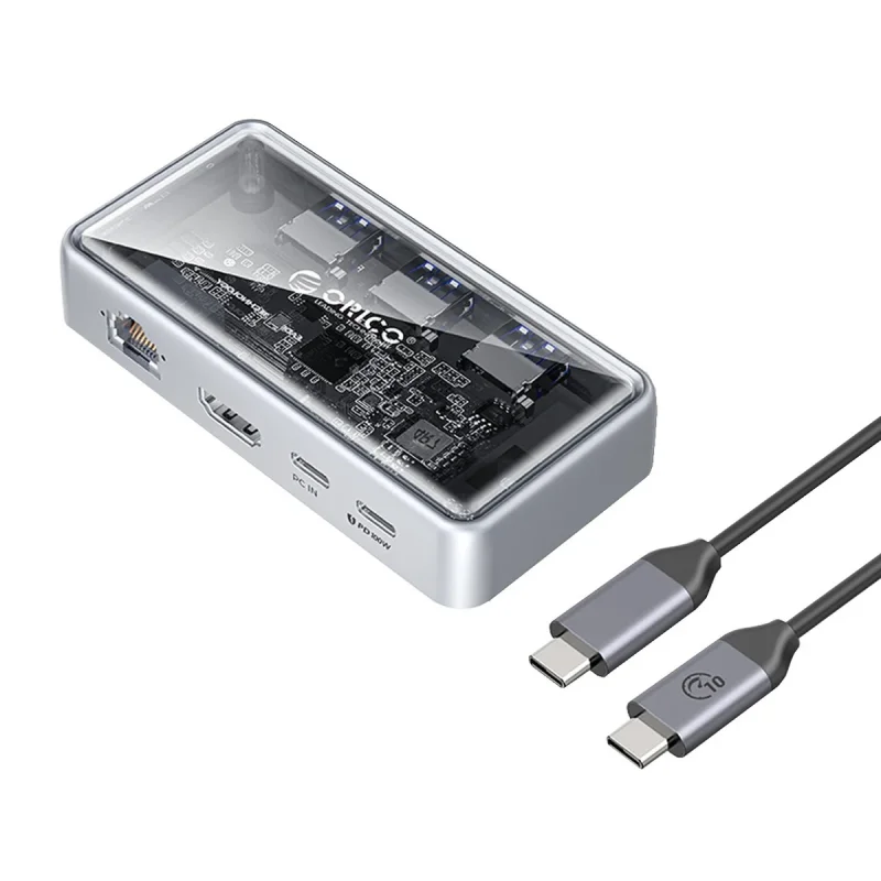 داک استیشن 6 پورت USB-C اوریکو مدل TM10-6P