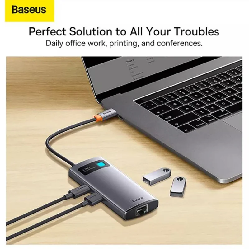 هاب 4 پورت USB-C باسئوس مدل Starjoy BS-OH067
