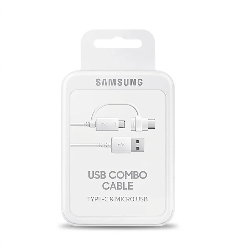 کابل سامسونگ با تبدیل type c و micro usb
