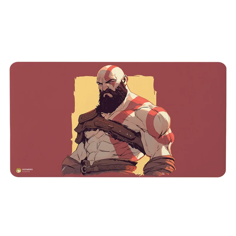 ماوس پد هومرو مدل MX1544 طرح بازی خدای جنگ God of War