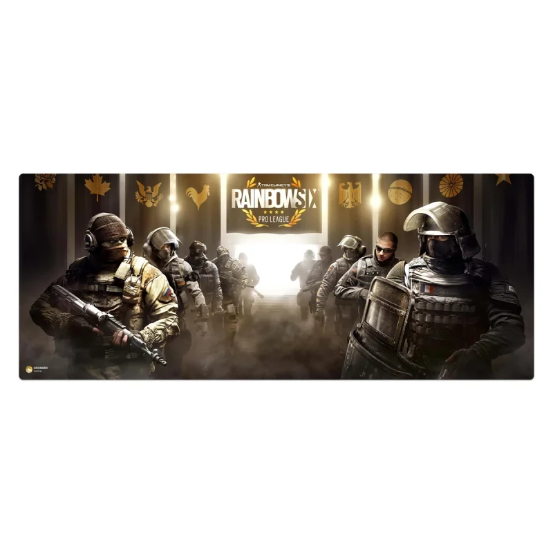 ماوس پد هومرو مدل HX363 طرح بازی Tom Clancy's Rainbow Six سایز 40x100 سانتی‌متر