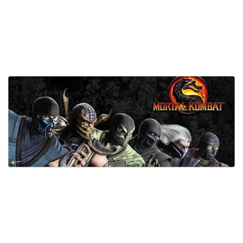 ماوس پد هومرو مدل HX259 طرح Mortal Kombat سایز 40x100 سانتی‌متر