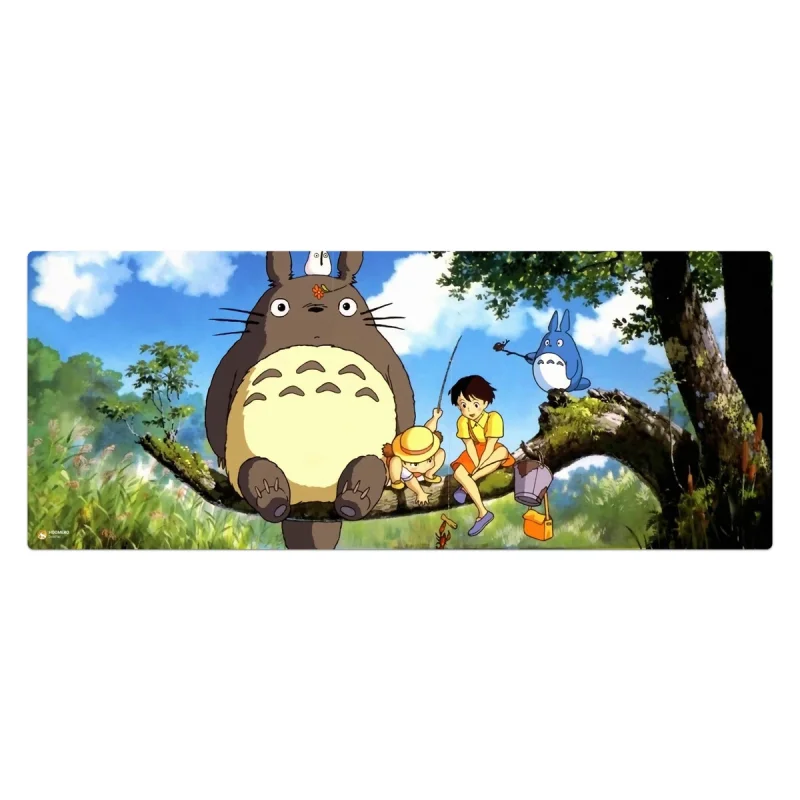 ماوس پد هومرو مدل HX010 طرح My Neighbor Totoro سایز 40x100 سانتی‌متر