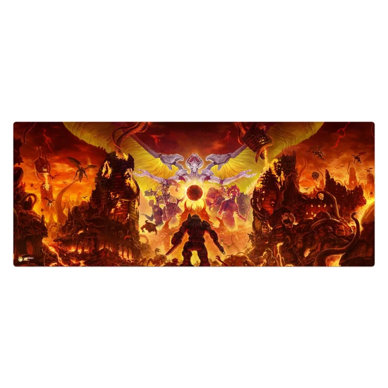 ماوس پد هومرو مدل HX270 طرح DOOM سایز 40x100 سانتی‌متر