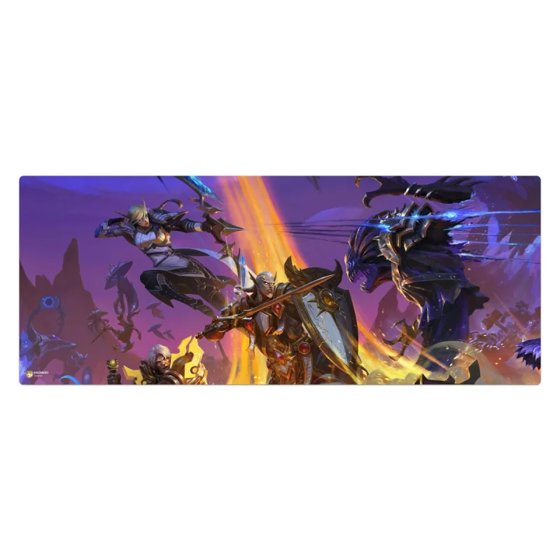 ماوس پد هومرو مدل HX613 طرح World of Warcraft سایز 40x100 سانتی‌متر