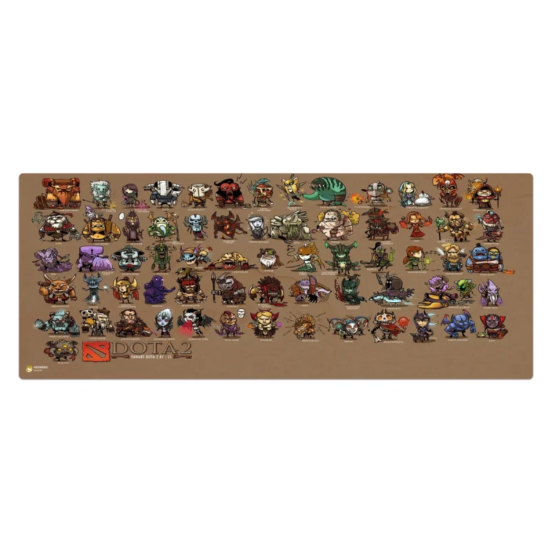 ماوس پد هومرو مدل HX258 طرح بازی Dota 2 سایز 40x100 سانتی‌متر