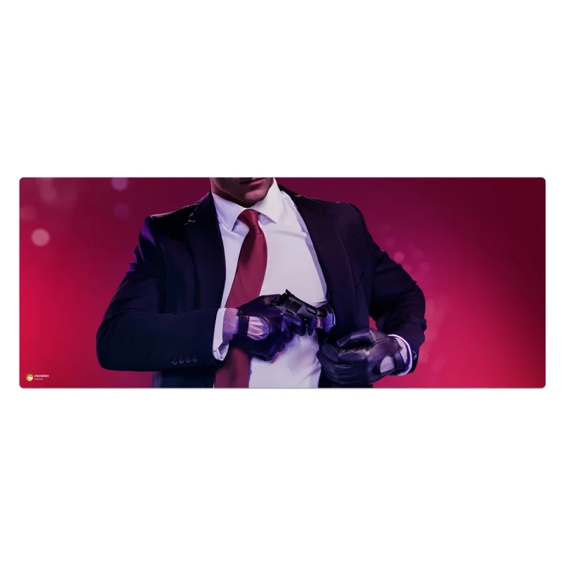 ماوس پد هومرو مدل HX505 طرح Hitman سایز 40x100 سانتی‌متر