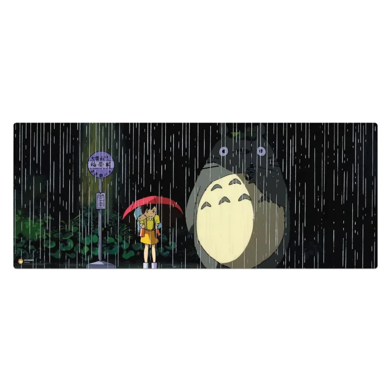 ماوس پد هومرو مدل HX116 طرح My Neighbor Totoro سایز 40x100 سانتی‌متر