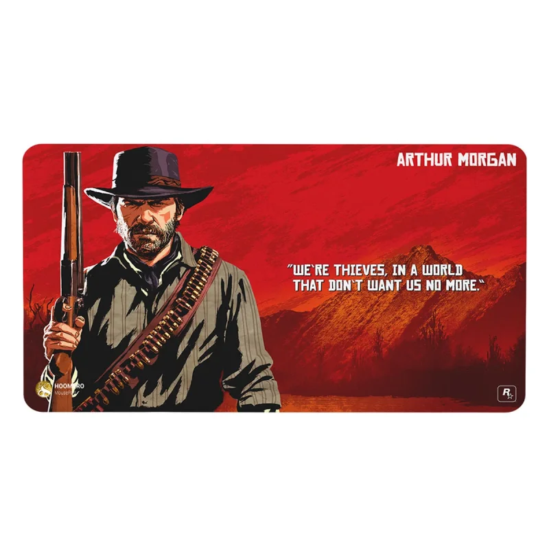 ماوس پد هومرو مدل MX2112 طرح بازی رد دد ریدمپشن Red Dead Redemption