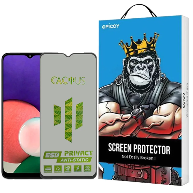 محافظ صفحه نمایش حریم شخصی اپیکوی مدل Cactus-ESD-Privacy مناسب برای گوشی موبایل سامسونگ Galaxy A22 5G/F42 5G