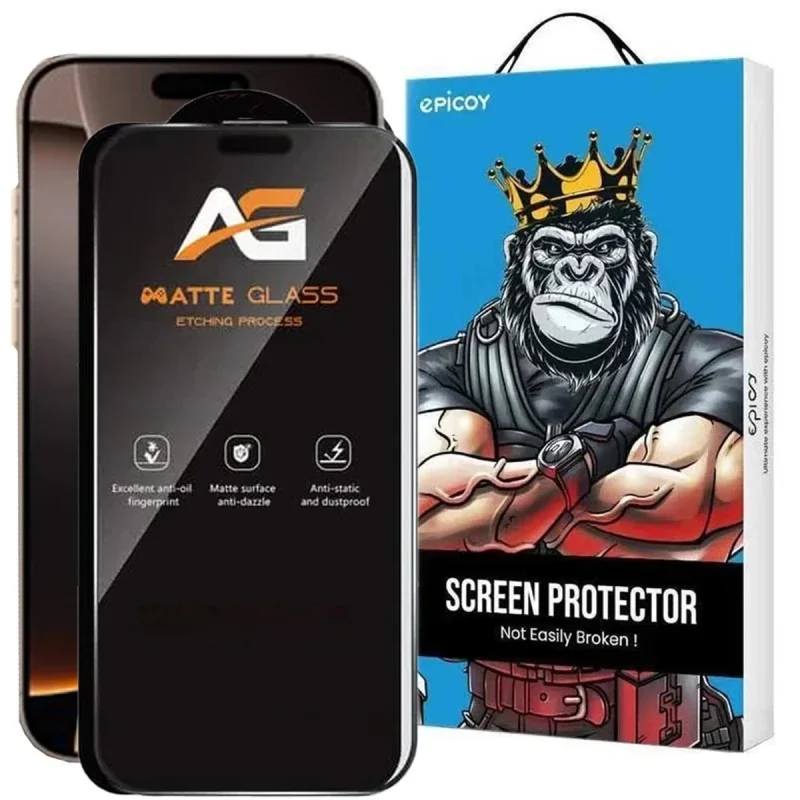 محافظ صفحه نمایش مات اپیکوی مدل AG Matte Etching مناسب برای گوشی موبایل اپل iPhone 17 Air