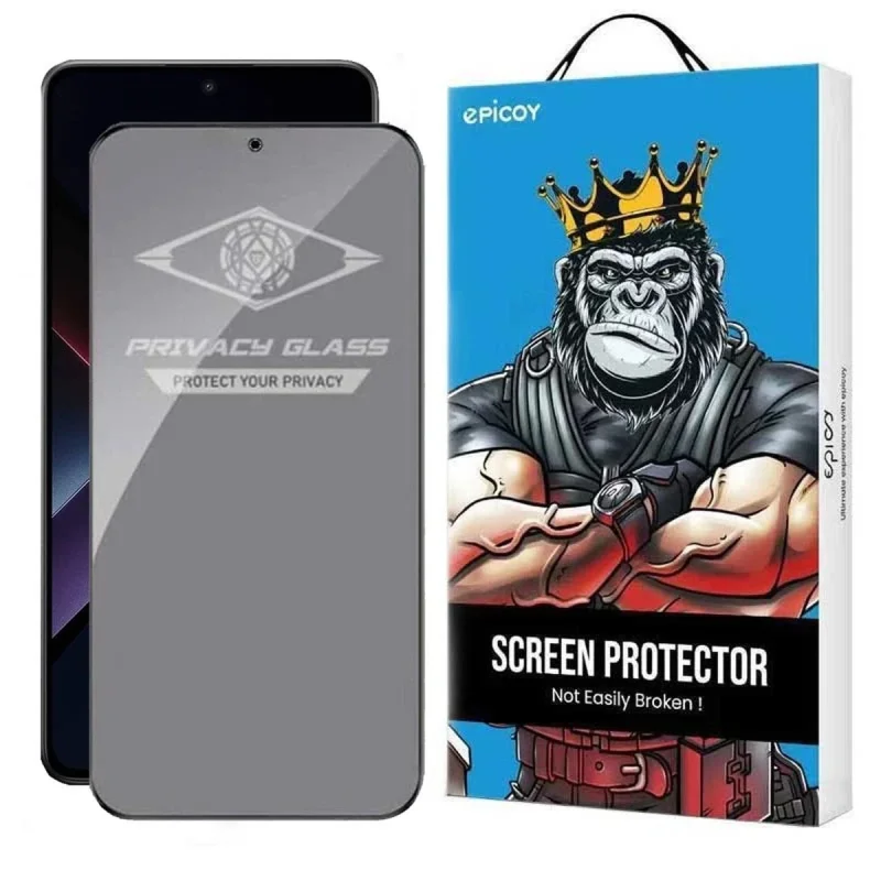 محافظ صفحه نمایش حریم شخصی اپیکوی مدل Privacy مناسب برای گوشی موبایل شیائومی Poco X7 Pro / X6 Pro / Redmi Note 14 / turbo 4
