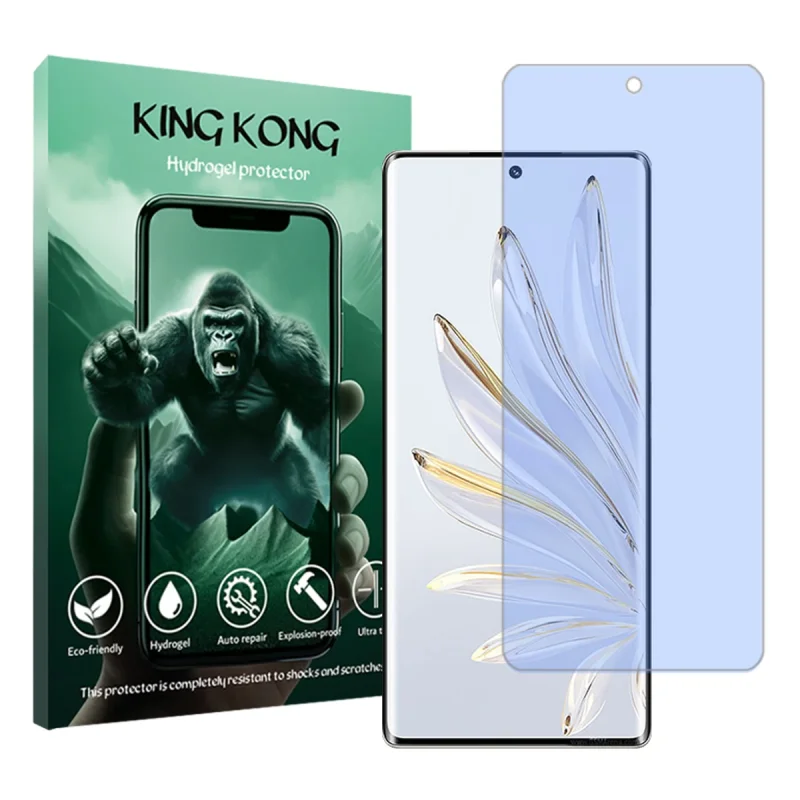 محافظ صفحه نمایش آنتی بلو کینگ کونگ مدل هیدروژلی مناسب برای گوشی موبایل آنر 70