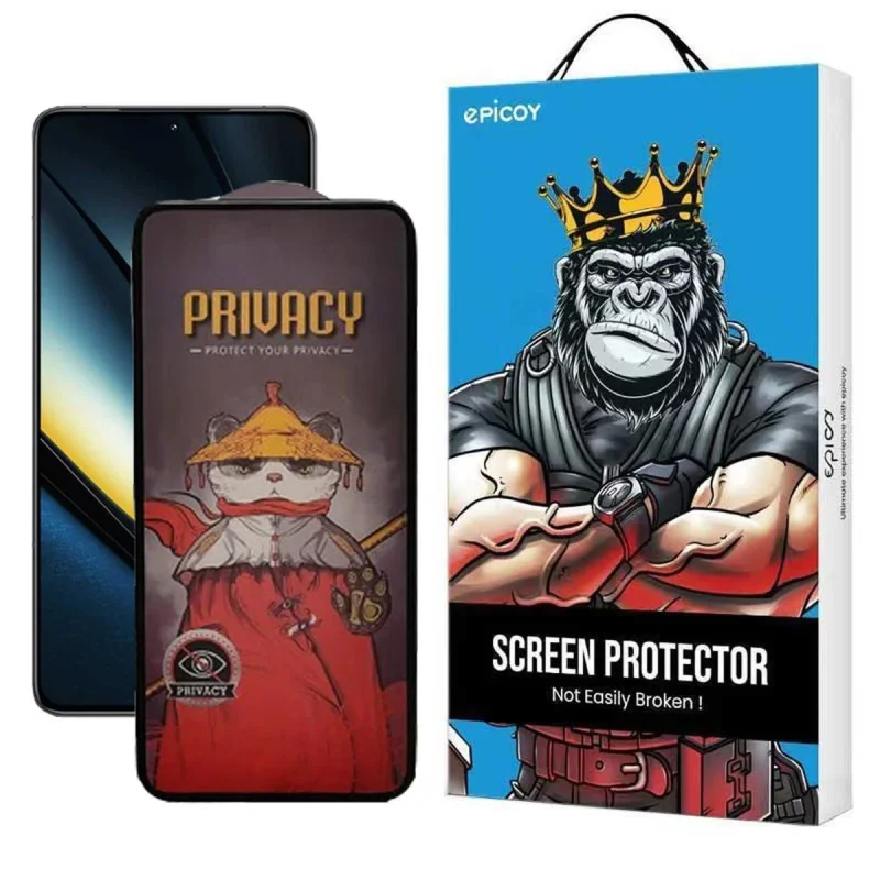 محافظ صفحه نمایش اپیکوی مدل  Airbag Privacy مناسب برای گوشی موبایل شیائومی Poco F6 Pro/ Poco F6/ Redmi Turbo 3