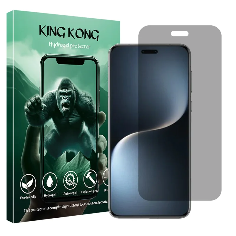 محافظ صفحه نمایش حریم شخصی کینگ کونگ مدل Tough مناسب برای گوشی موبایل آنر Magic7 Pro