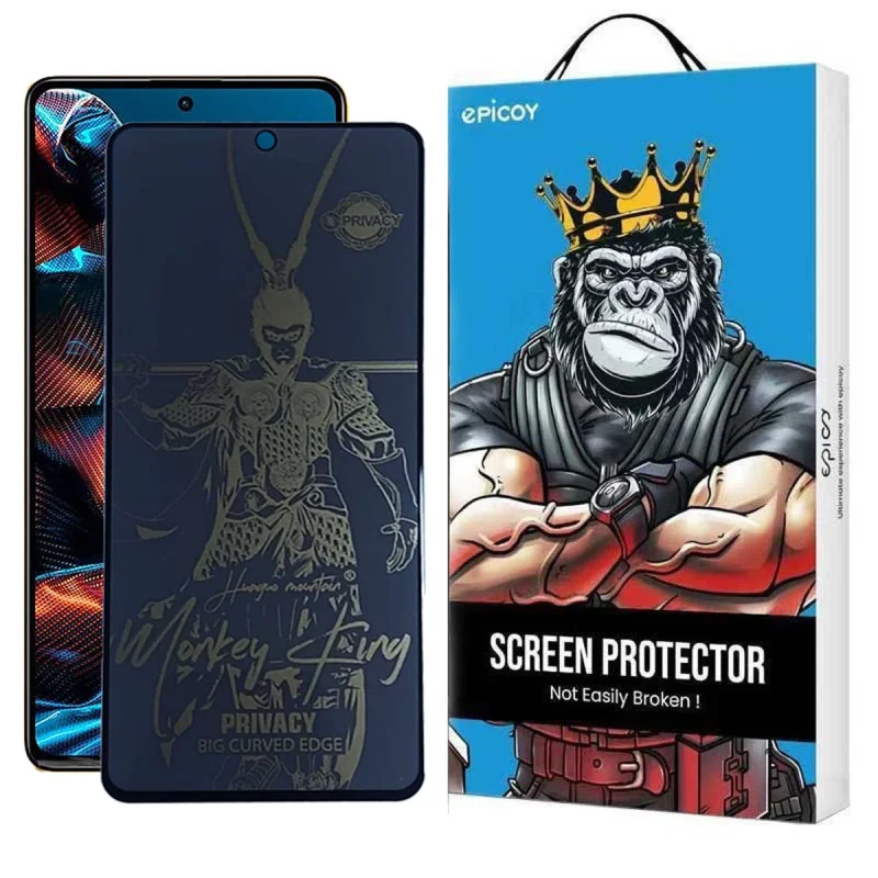 محافظ صفحه نمایش اپیکوی مدل wukong privacy مناسب برای گوشی موبایل شیائومی Poco X5 Pro /X5 /X4 Pro 5G /X3 Pro /X3 NFC /X3 /X2
