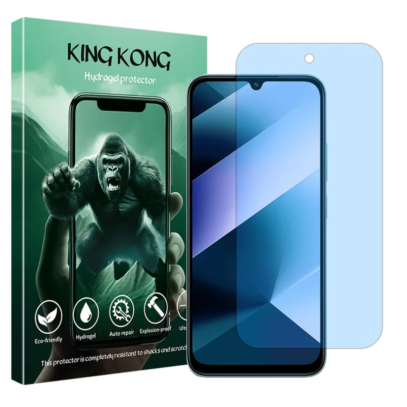 محافظ صفحه نمایش مات آنتی بلو کینگ کونگ مدل Tough مناسب برای گوشی موبایل شیائومی Poco C85 4G