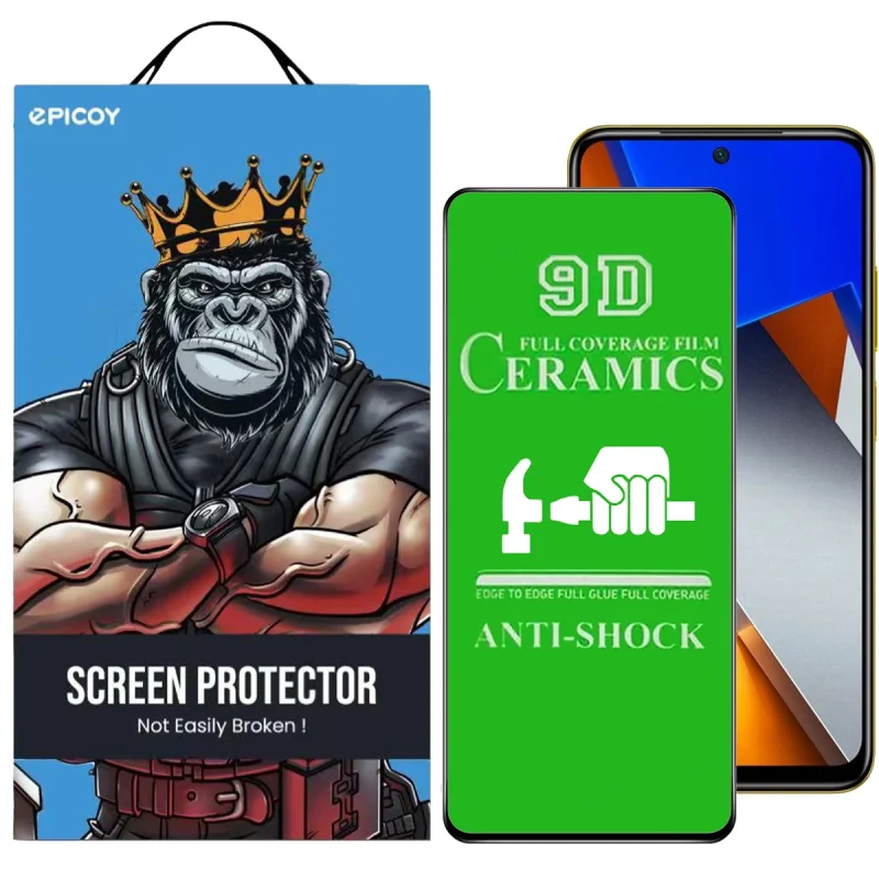 محافظ صفحه نمایش سرامیکی اپیکوی مدل unbreakable مناسب برای گوشی موبایل شیائومی Poco M4 Pro 4G