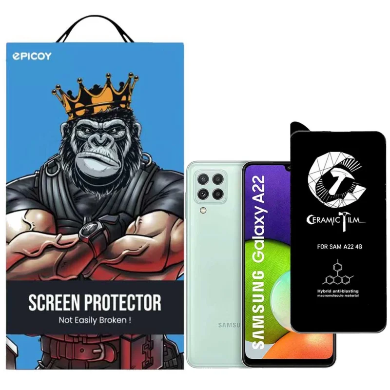 محافظ صفحه نمایش سرامیکی اپیکوی مدل CR7 مناسب برای گوشی موبایل سامسونگ Galaxy A22 4G