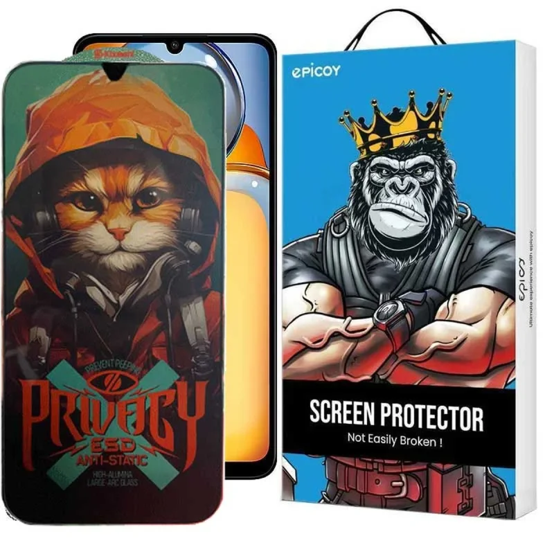 محافظ صفحه نمایش حریم شخصی اپیکوی مدل Hoodie Cat مناسب برای گوشی موبایل شیائومی Redmi 13C/ Poco C65