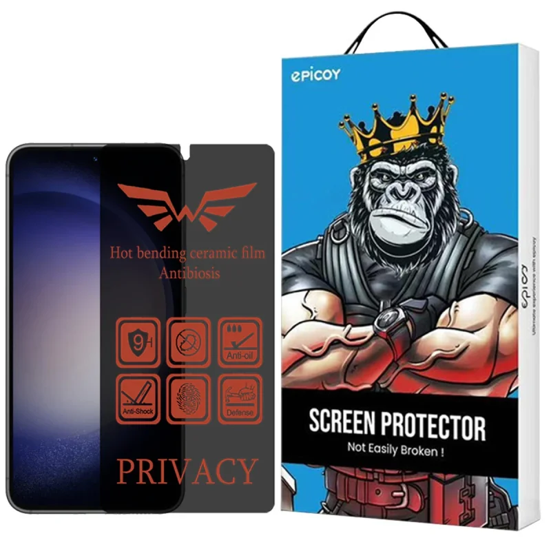 محافظ صفحه نمایش حریم شخصی اپیکوی مدل Nano-Privacy مناسب برای گوشی موبایل سامسونگ Galaxy S23/S22