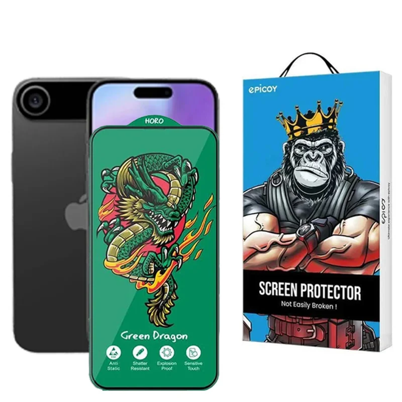 محافظ صفحه نمایش اپیکوی مدل Green Dragon ExplosionProof مناسب برای گوشی موبایل اپل iPhone 17 Air