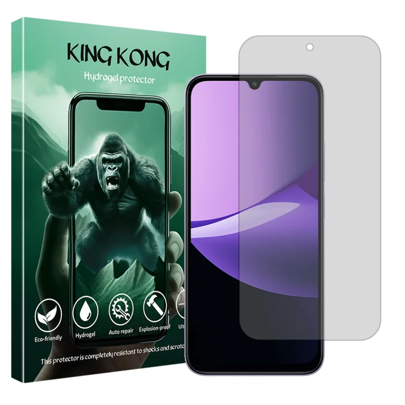 محافظ صفحه نمایش شفاف کینگ کونگ مدل Tough مناسب برای گوشی موبایل شیائومی Redmi 15C 5G