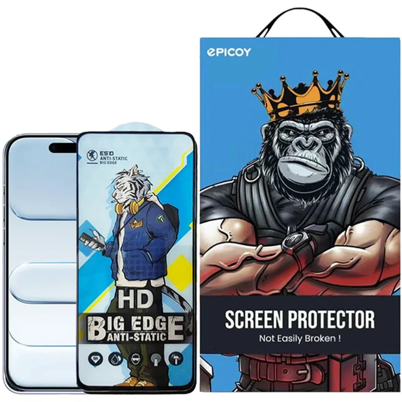 محافظ صفحه نمایش اپیکوی مدل Tiger-Big Edge مناسب برای گوشی موبایل اپل iphone 17 /16 pro
