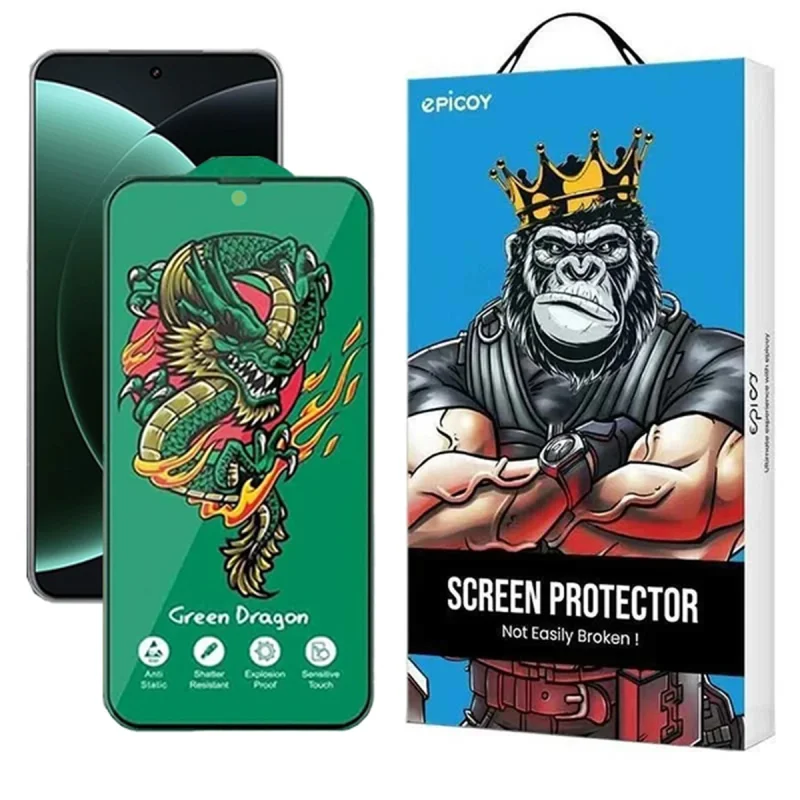 محافظ صفحه نمایش اپیکوی مدل Green Dragon ExplosionProof مناسب برای گوشی موبایل شیائومی Mi 15 Ultra / Mi 15s Pro