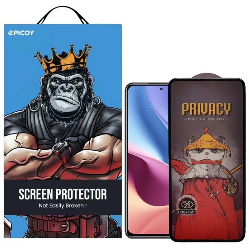 محافظ صفحه نمایش حریم شخصی اِپیکوی مدل Privacy Airbag مناسب برای گوشی موبایل شیائومی Redmi K40 Pro Plus / K40 Pro / K40S / K40 Gaming / K40