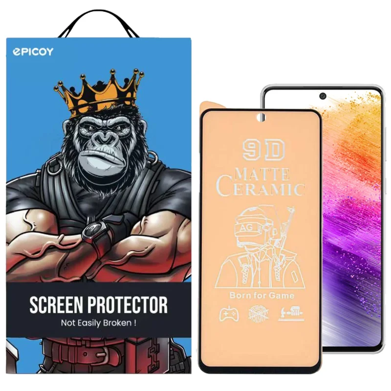 محافظ صفحه نمایش سرامیکی مات اپیکوی مدل BodyGuard مناسب برای گوشی موبایل سامسونگ Galaxy A73 5G/A72 4G/5G /M53 5G/M52 / M51 / A71 /A81/A91 /M62/F62/S10 Lite/Note 10 Lite