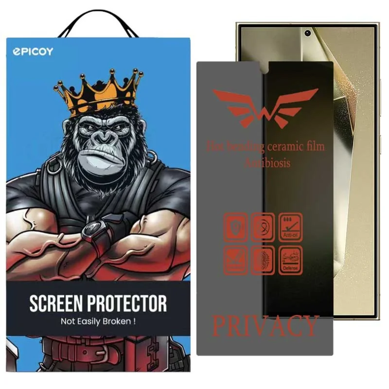 محافظ صفحه نمایش حریم شخصی اپیکوی مدل Nano-Privacy مناسب برای گوشی موبایل سامسونگ Galaxy S24 Ultra / S23 Ultra / S22 Ultra