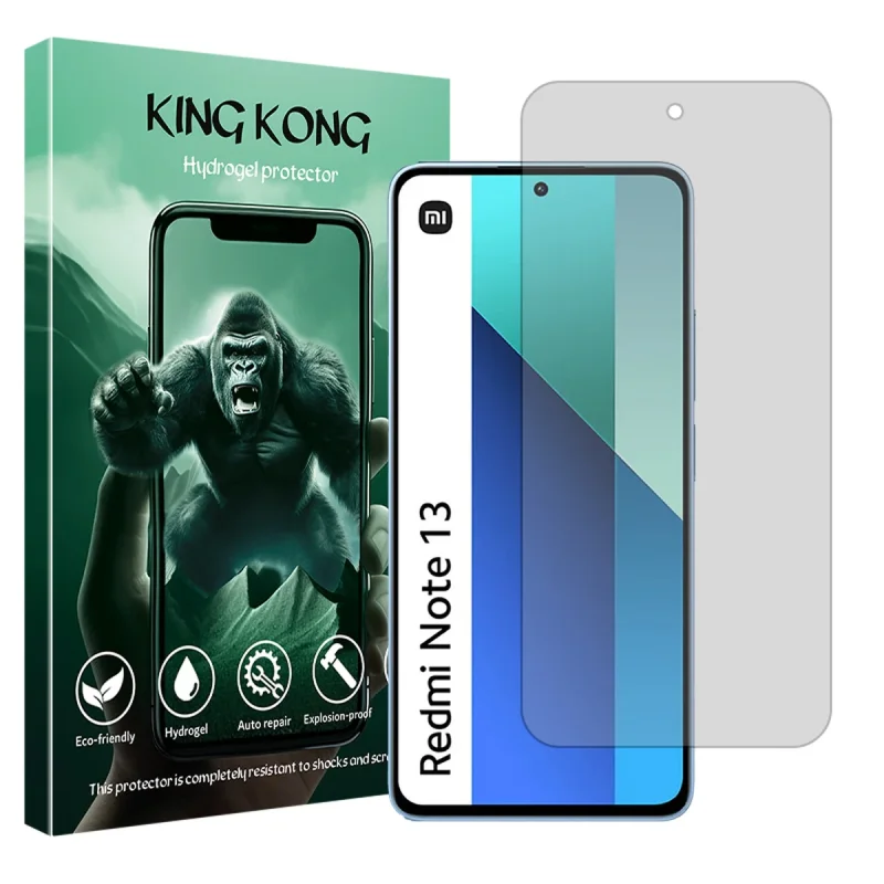 محافظ صفحه نمایش شفاف کینگ کونگ مدل Tough مناسب برای گوشی موبایل شیائومی Redmi Note 13 4G