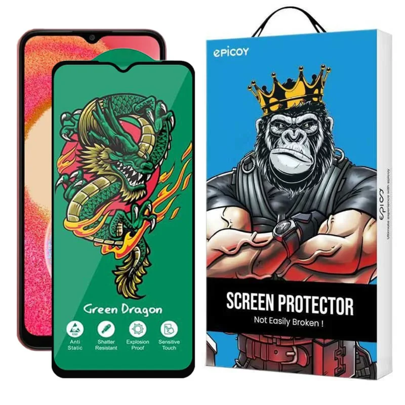 محافظ صفحه نمایش اپیکوی مدل Green Dragon ExplosionProof مناسب برای گوشی موبایل سامسونگ Galaxy M04 4G/ M02 4G/ M12  4G (India)/ F12 4G/ F02s 4G