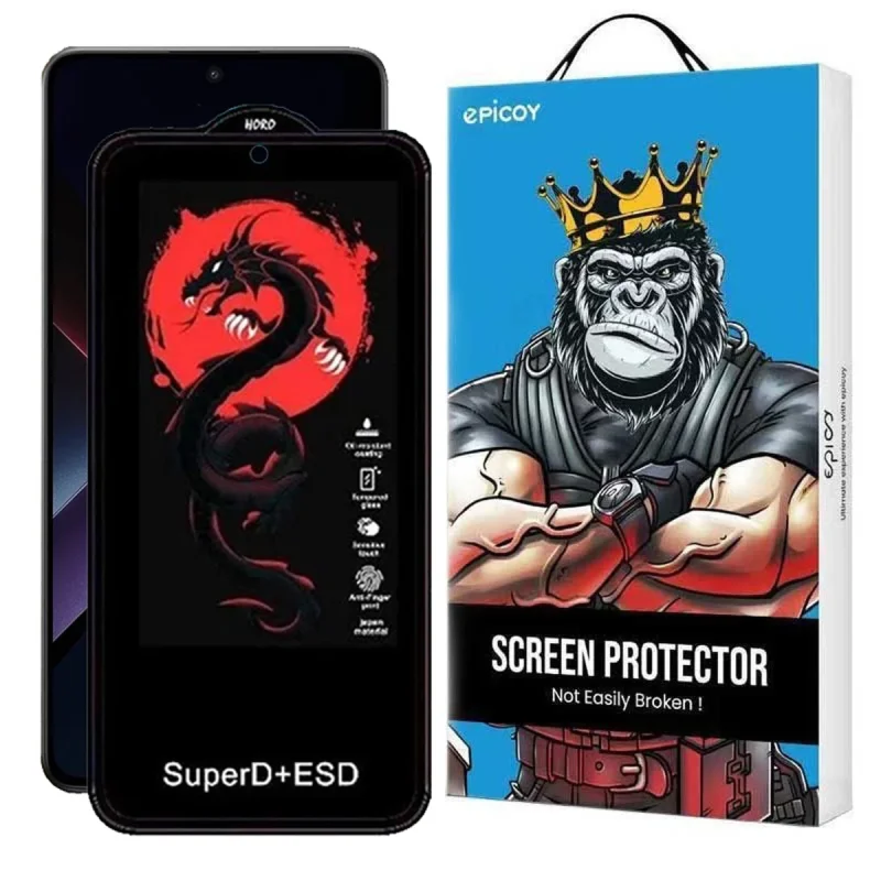 محافظ صفحه نمایش اپیکوی مدل Dragon ESD مناسب برای گوشی موبایل شیائومی Poco X7 Pro / X6 Pro / Redmi Note 14 / Turbo 4
