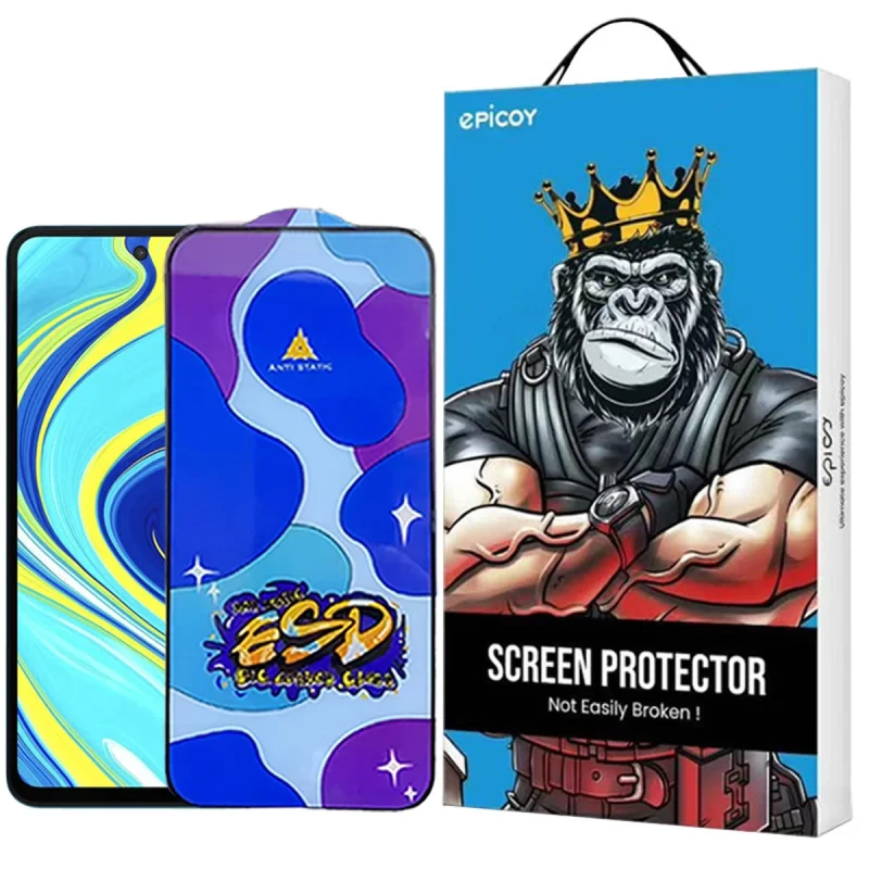 محافظ صفحه نمایش اپیکوی مدل Star ESD مناسب برای گوشی موبایل شیائومی Redmi Note 9 Pro Max/Note 9 Pro 5G/Note 9 Pro 4G India/Global/Note 9S
