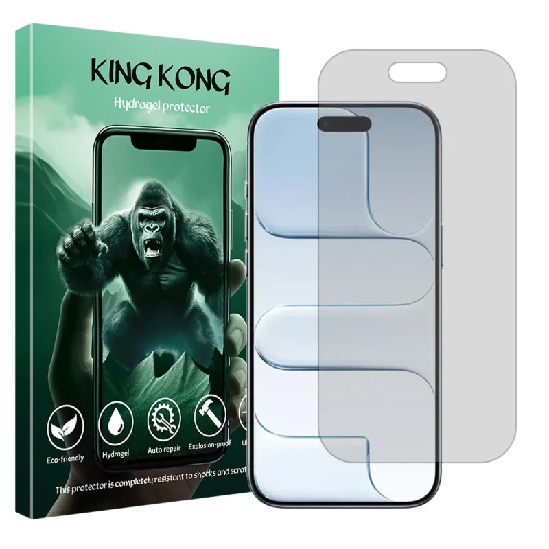 محافظ صفحه نمایش شفاف کینگ کونگ مدل Tough مناسب برای گوشی موبایل اپل iPhone Air