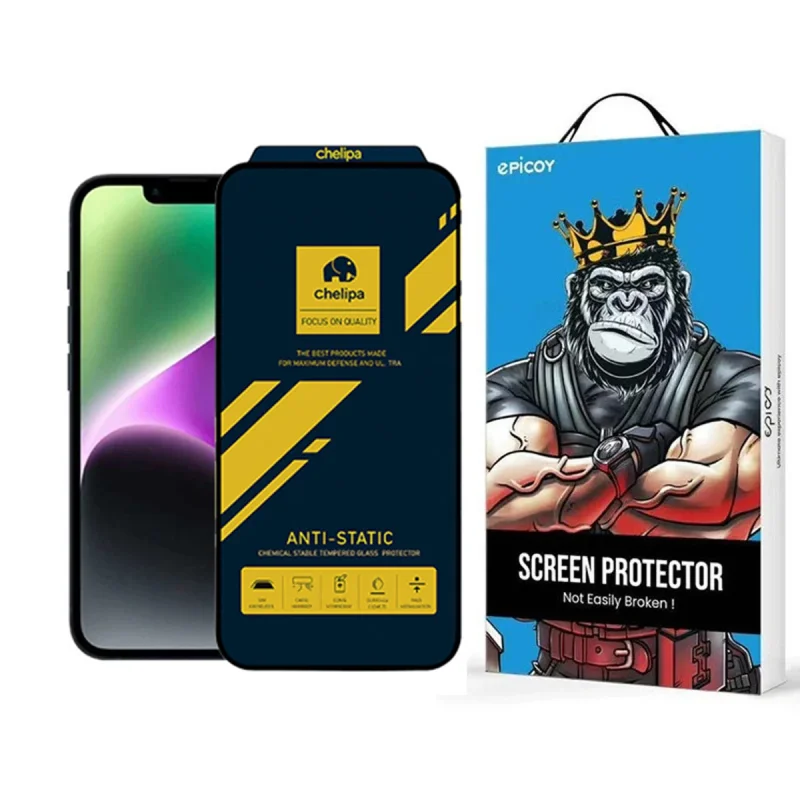 محافظ صفحه نمایش اپیکوی مدل Chelipa Anti-Static مناسب برای گوشی موبایل اپل  iPhone 16e / 14 /13 Pro /13