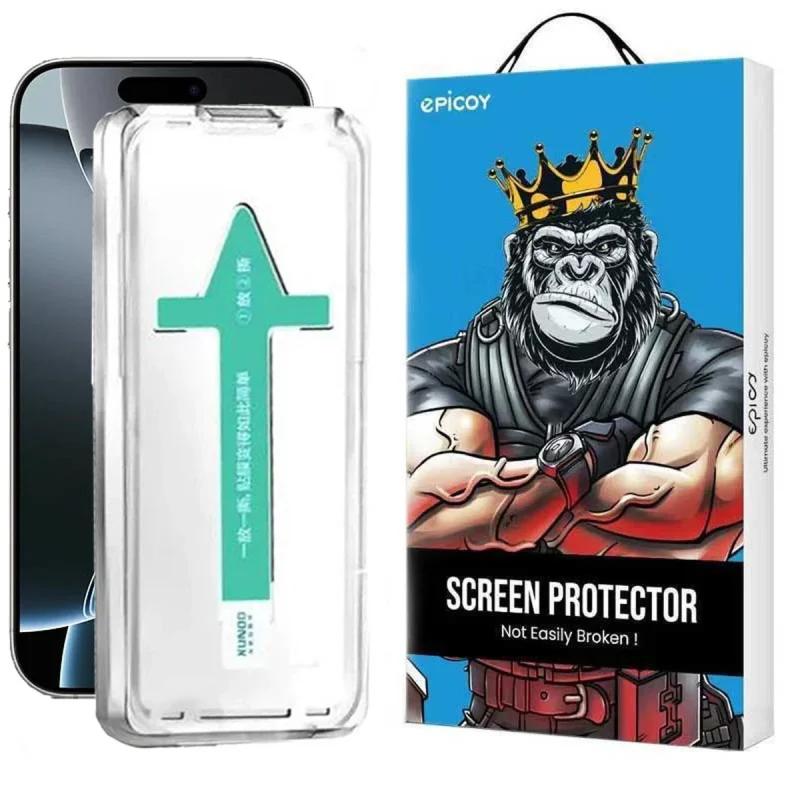 محافظ صفحه نمایش اپیکوی مدل Xundd Axe Easy install مناسب برای گوشی موبایل اپل iPhone 16 Pro