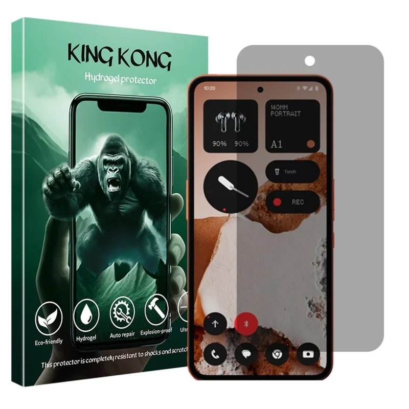 محافظ صفحه نمایش حریم شخصی کینگ کونگ مدل Tough مناسب برای گوشی موبایل ناتینگ CMF Phone 2 Pro