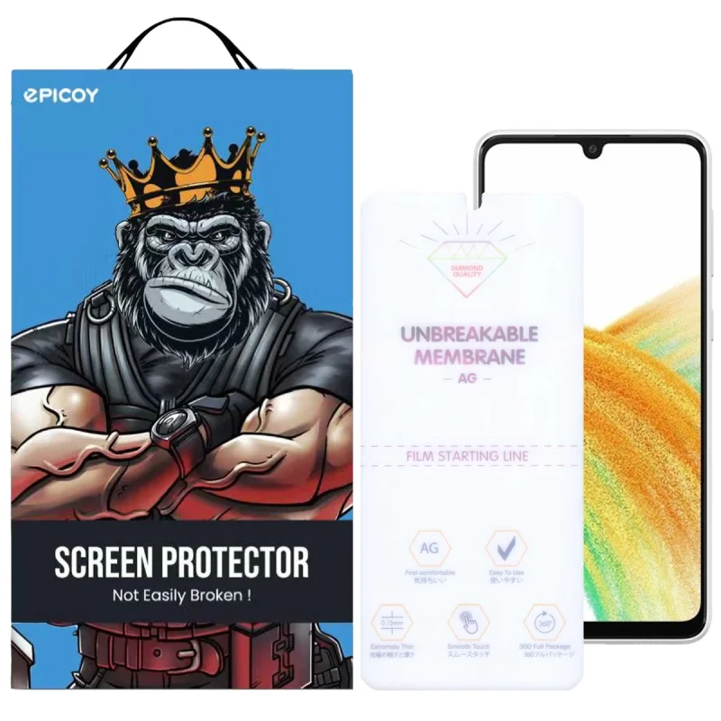 محافظ صفحه نمایش مات اپیکوی مدل Hydrogel-Matte مناسب برای گوشی موبایل سامسونگ Galaxy A33 /A32 4G/A31/A30S/A22 4G/A30/A50/A50s/A40s/A20/M32 4G/M30s/F41/F22