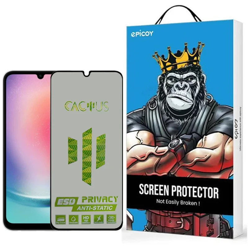محافظ صفحه نمایش اپیکوی مدل Cactus-ESD-Privacy مناسب برای گوشی موبایل سامسونگ Galaxy A25 5G / A24 4G / A15 4G/5G