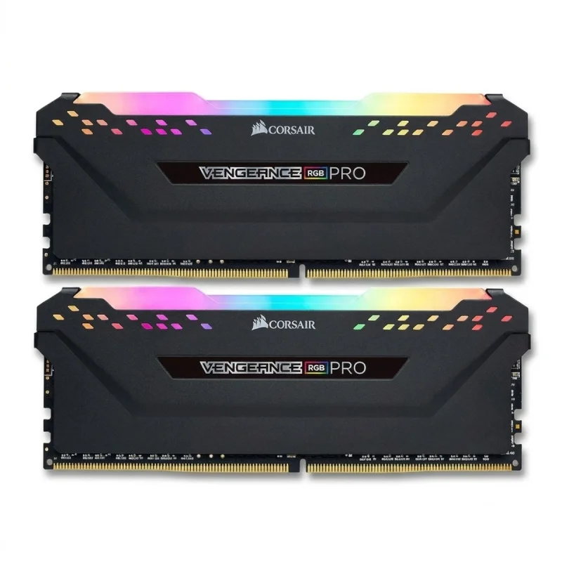 رم دسکتاپ کورسیر مدل VENGEANCE RGB PRO DDR4 دوکاناله 32 گیگابایت 3200 مگاهرتز تایمینگ CL16 ولتاژ 1.35 ولت با نورپردازی RGB