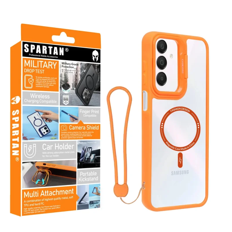 کاور اسپارتان مدل Case Pro Magnetic Apple Strap مناسب برای گوشی موبایل سامسونگ Galaxy A54 به همراه بند