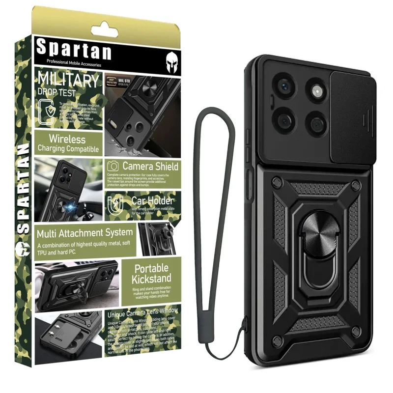 کاور اسپارتان مدل Defender Armor Strap مناسب برای گوشی موبایل آنر X6b به همراه بند