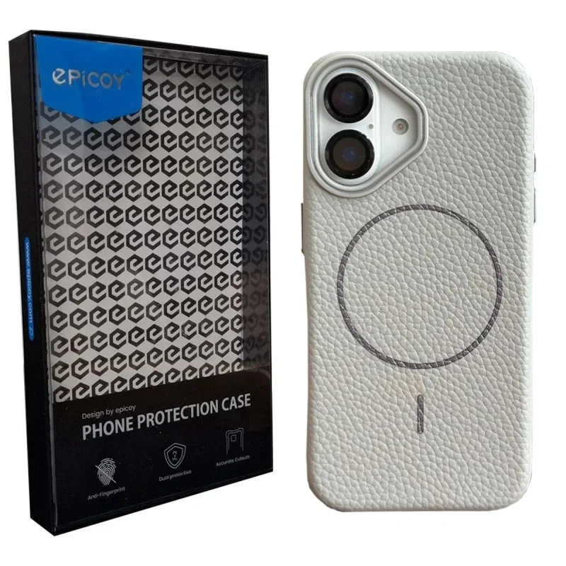 کاور اپیکوی مدل Leather Magnetic مناسب برای گوشی موبایل اپل iPhone 16
